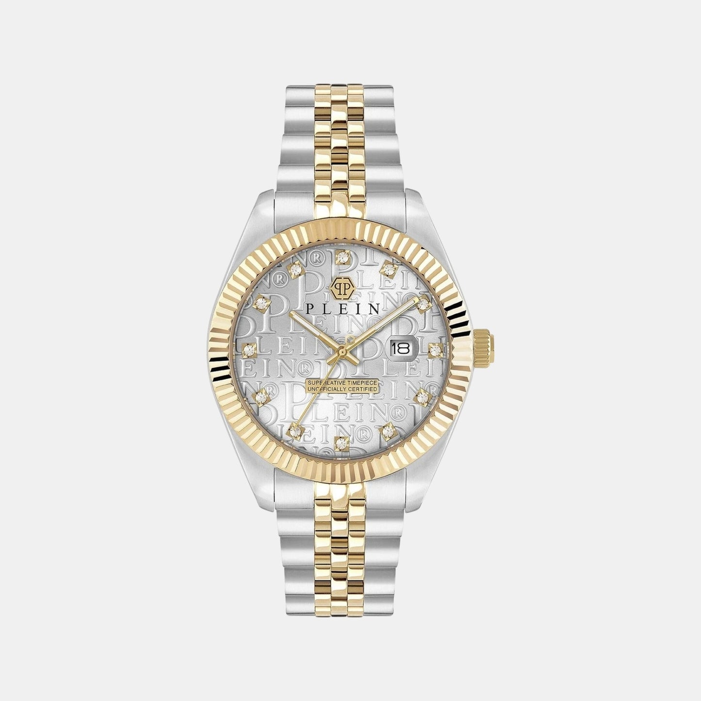 Men Quartz Grey Dial Analog Stainless Steel Watch PWMFA0425