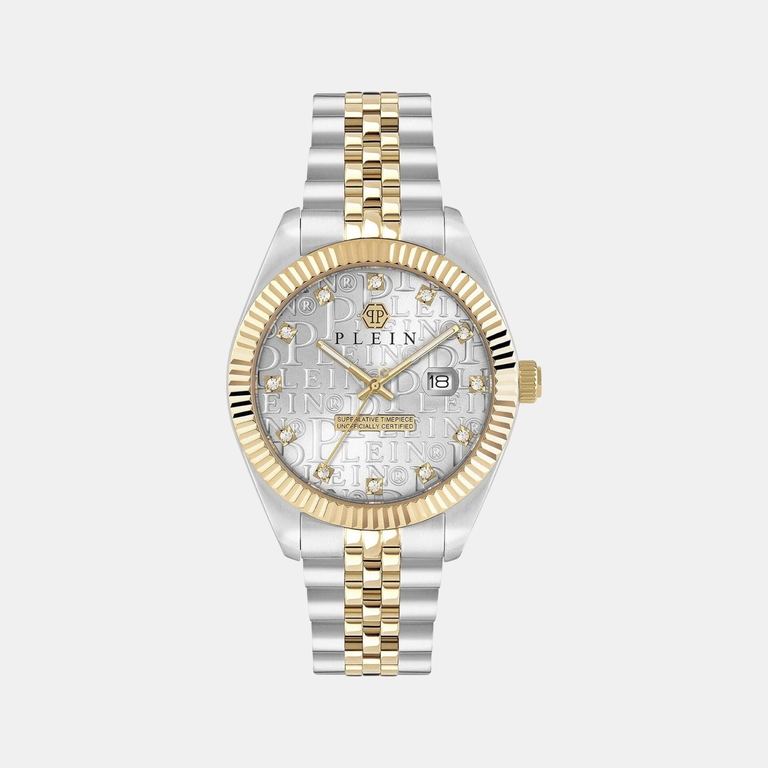 Men Quartz Grey Dial Analog Stainless Steel Watch PWMFA0425