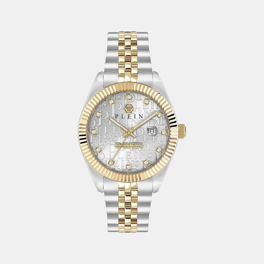 Men Quartz Grey Dial Analog Stainless Steel Watch PWMFA0425