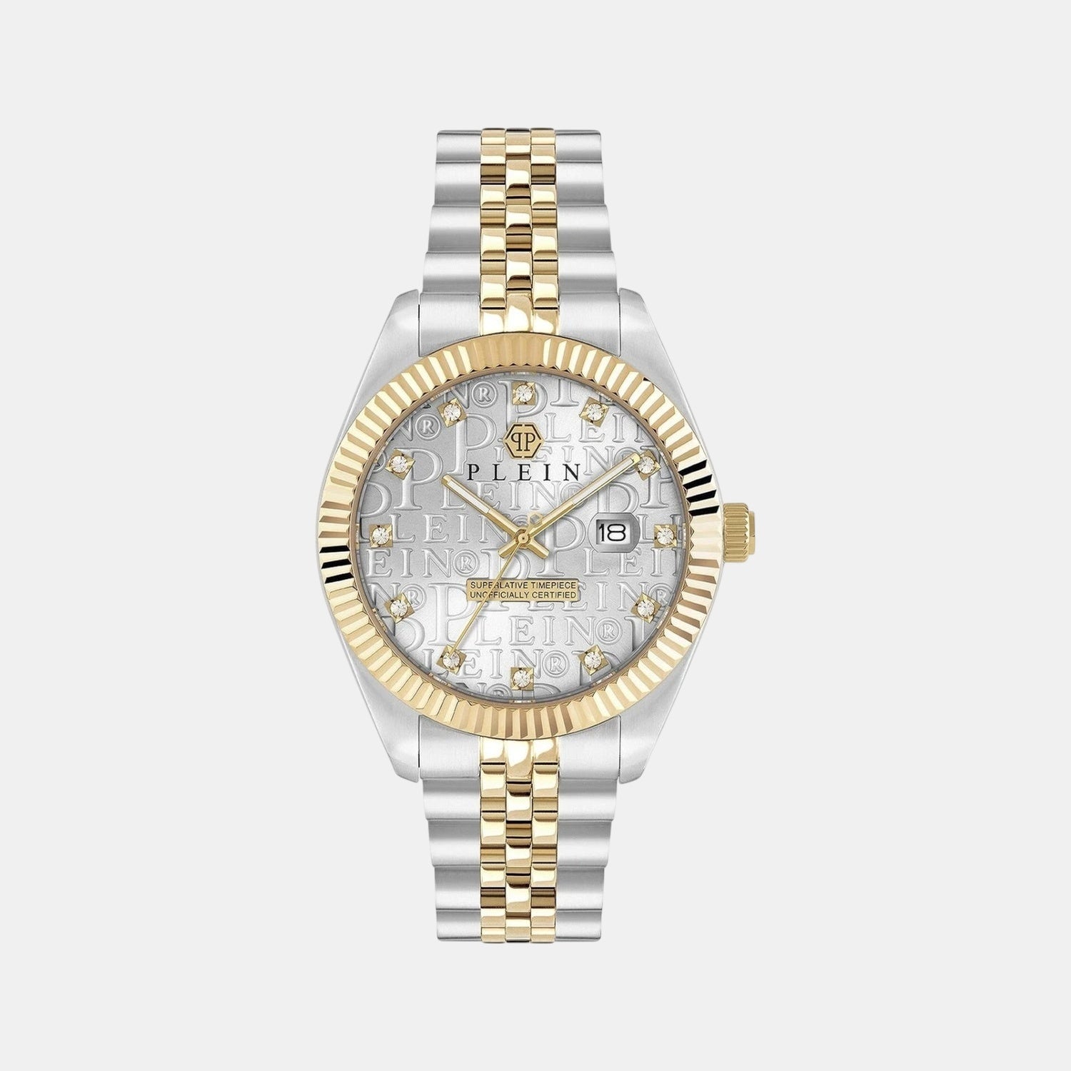 Men Quartz Grey Dial Analog Stainless Steel Watch PWMFA0425