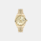 Men Quartz Gold Dial Analog Stainless Steel Watch PWMFA0525