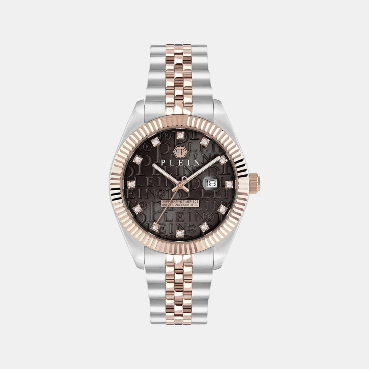 Men Quartz Brown Dial Analog Stainless Steel Watch PWMFA0625