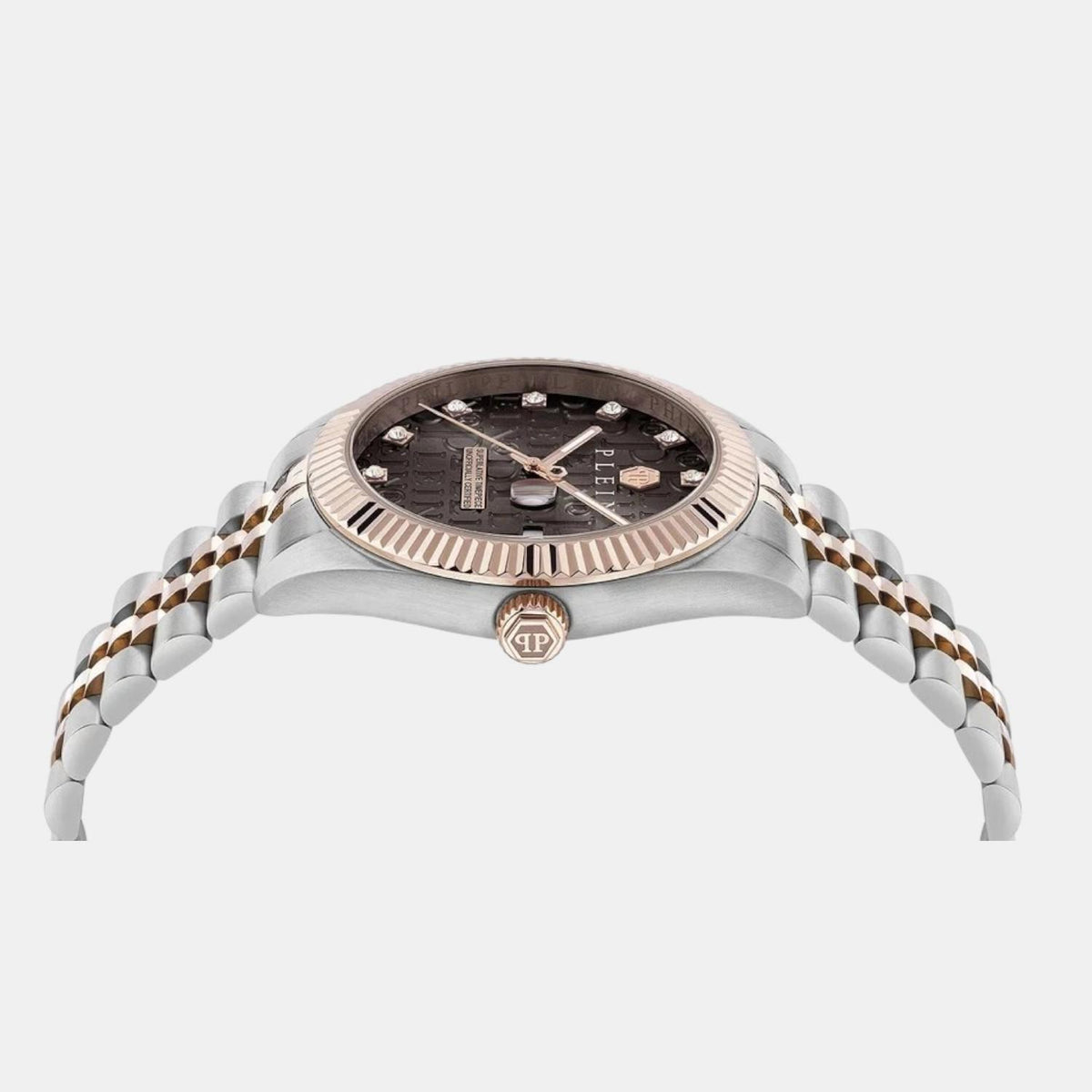 Men Quartz Brown Dial Analog Stainless Steel Watch PWMFA0625
