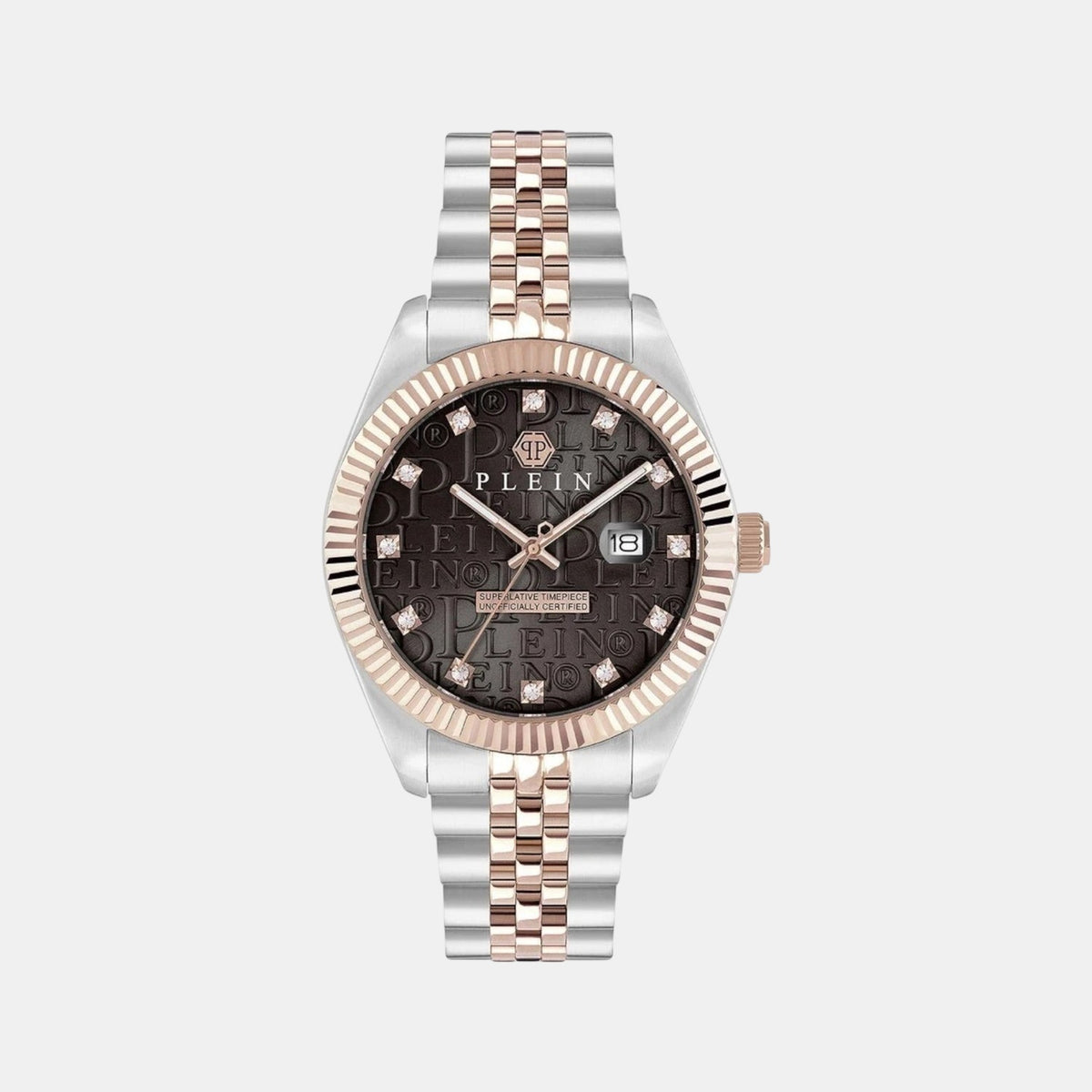Men Quartz Brown Dial Analog Stainless Steel Watch PWMFA0625