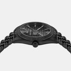 Superlative Men Quartz Black Dial Analog Stainless Steel Watch PWMFA1125