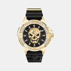Unisex Quartz Black Dial Analog Silicone Watch PWNAA0122