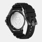 The $Kull Genderless Unisex Black Analog Silicon Watch PWNAA0322