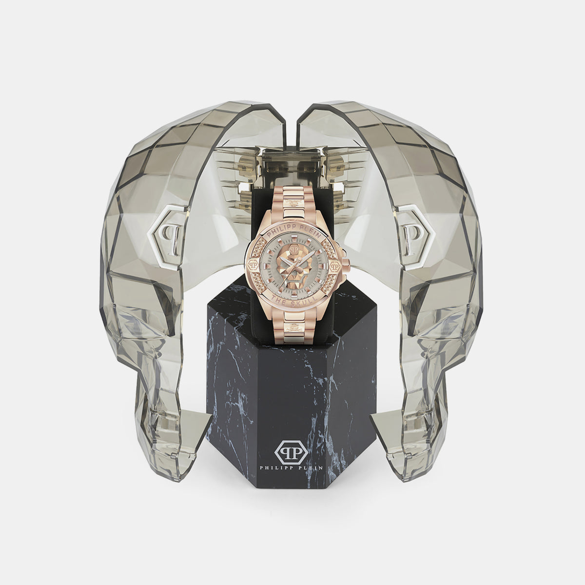 Philipp Plein Brass Round watch