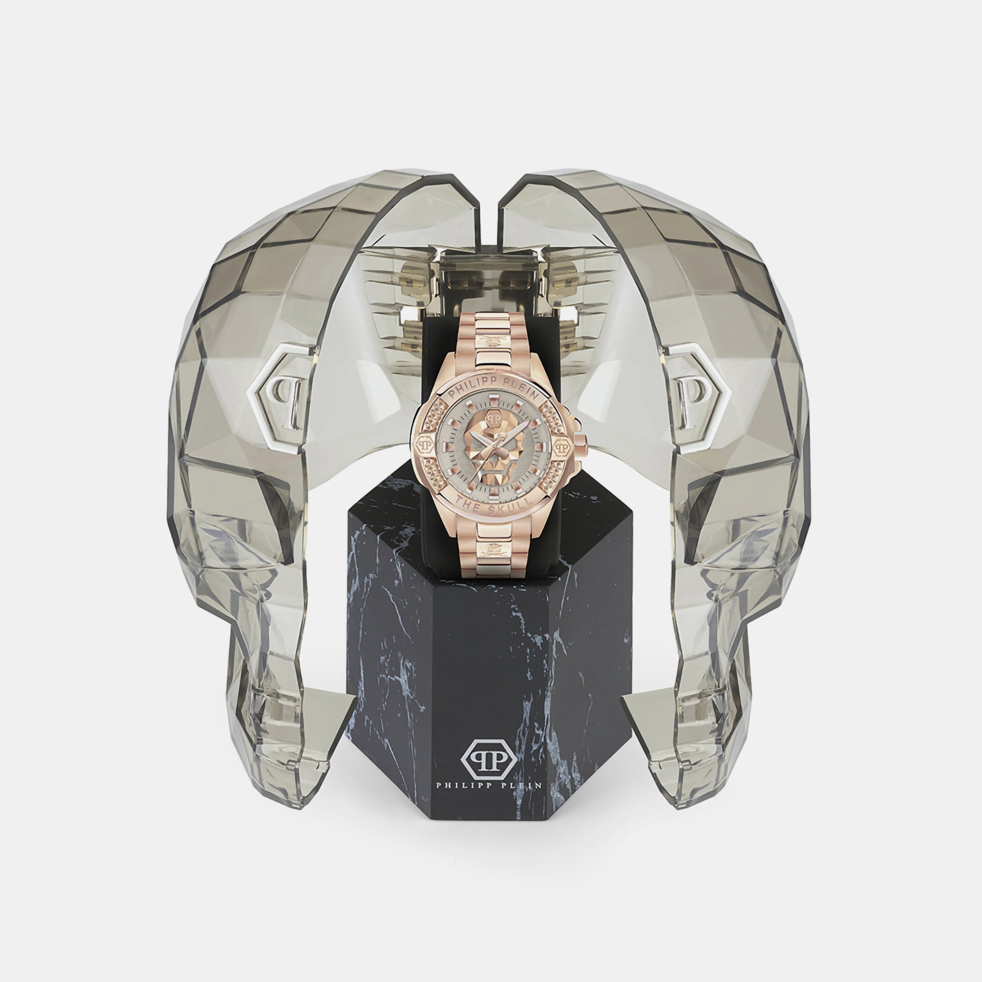 Philipp Plein Brass Round watch