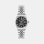 Women Quartz Black Dial Analog Stainless Steel Watch PWNFA0125