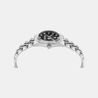 Women Quartz Black Dial Analog Stainless Steel Watch PWNFA0125