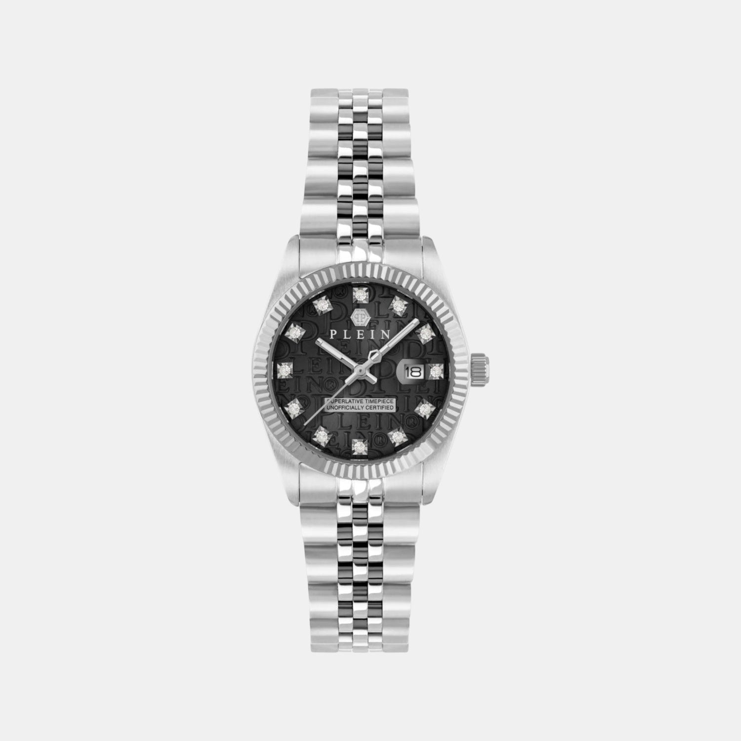 Women Quartz Black Dial Analog Stainless Steel Watch PWNFA0125