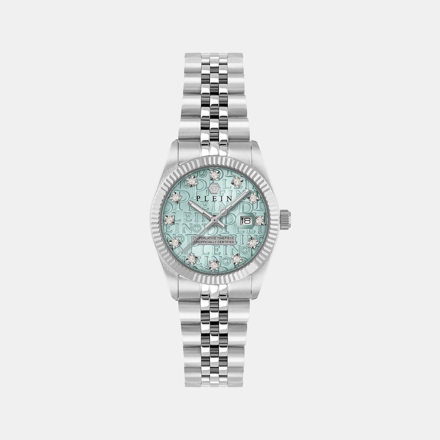 Women Quartz Light Blue Dial Analog Stainless Steel Watch PWNFA0225
