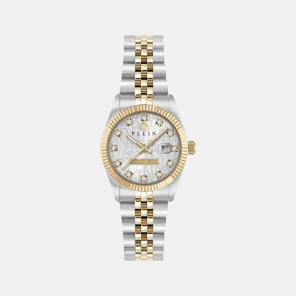 Women Quartz Grey Dial Analog Stainless Steel Watch PWNFA0425