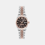 Women Quartz Brown Dial Analog Stainless Steel Watch PWNFA0625