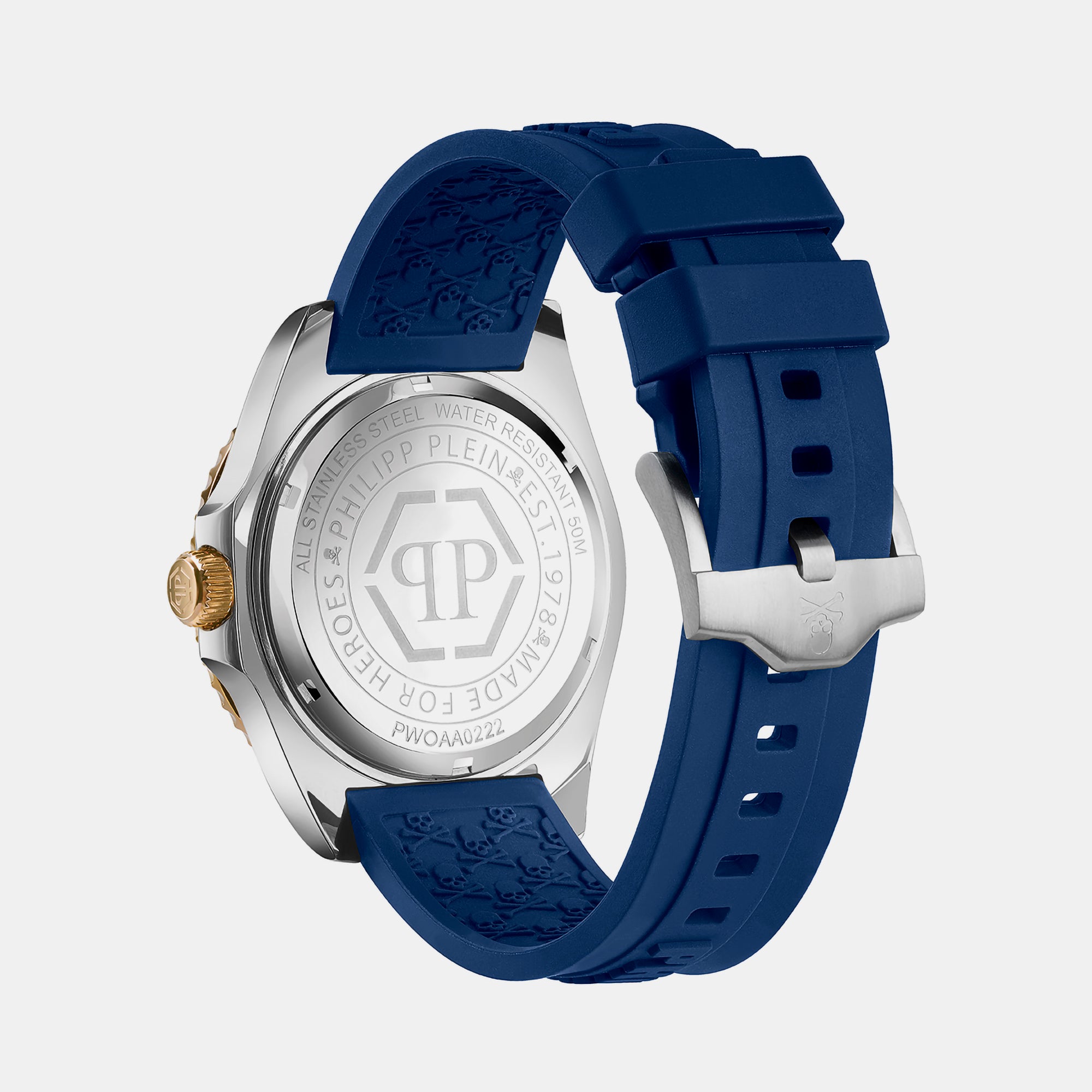 Philipp Plein Men Round Blue watch