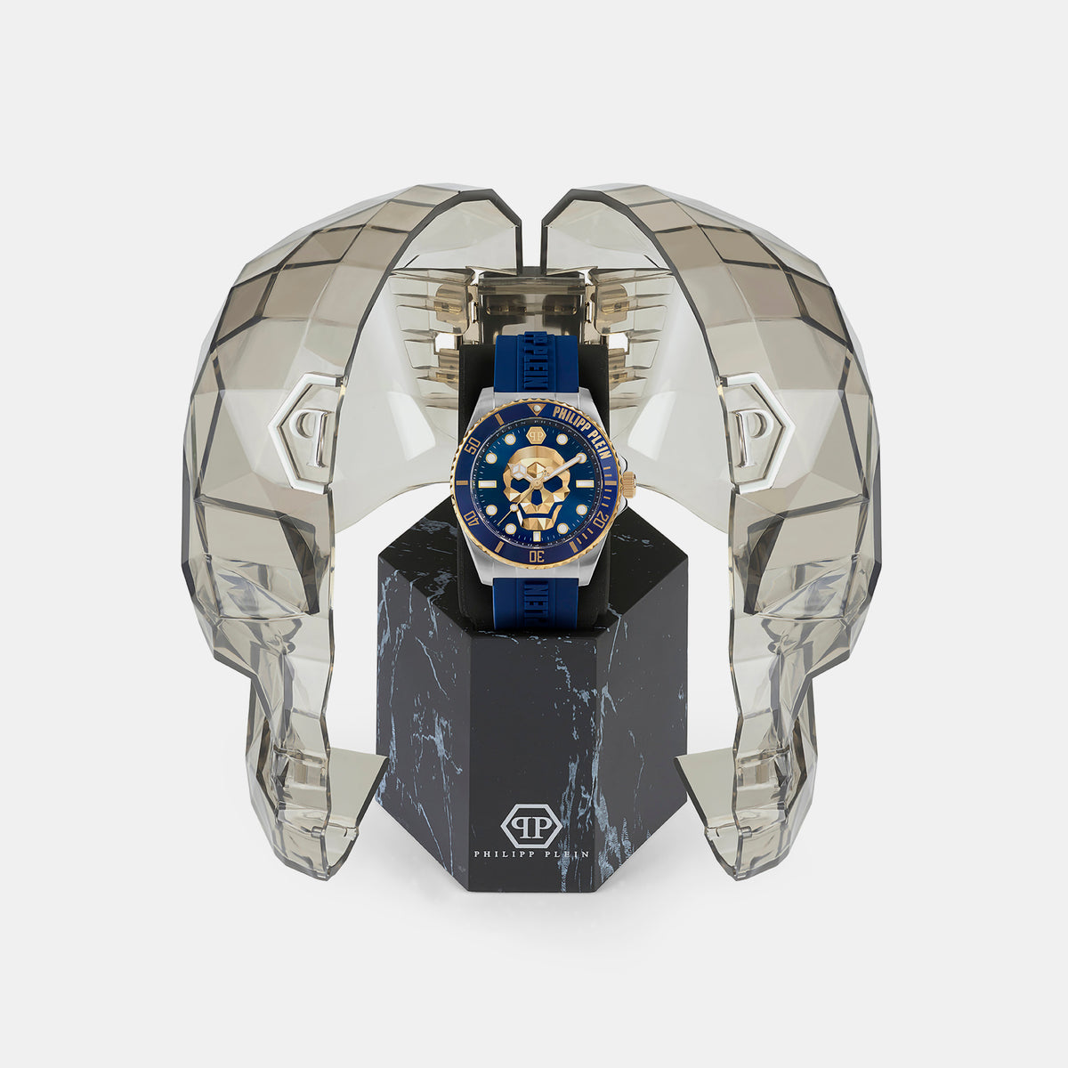 Philipp Plein Brass Round watch
