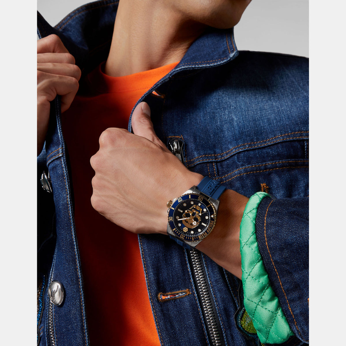 Philipp Plein Silicone Blue watch
