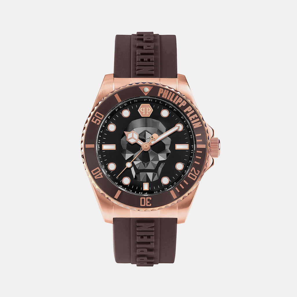 Philipp Plein Round Brown Analog watch