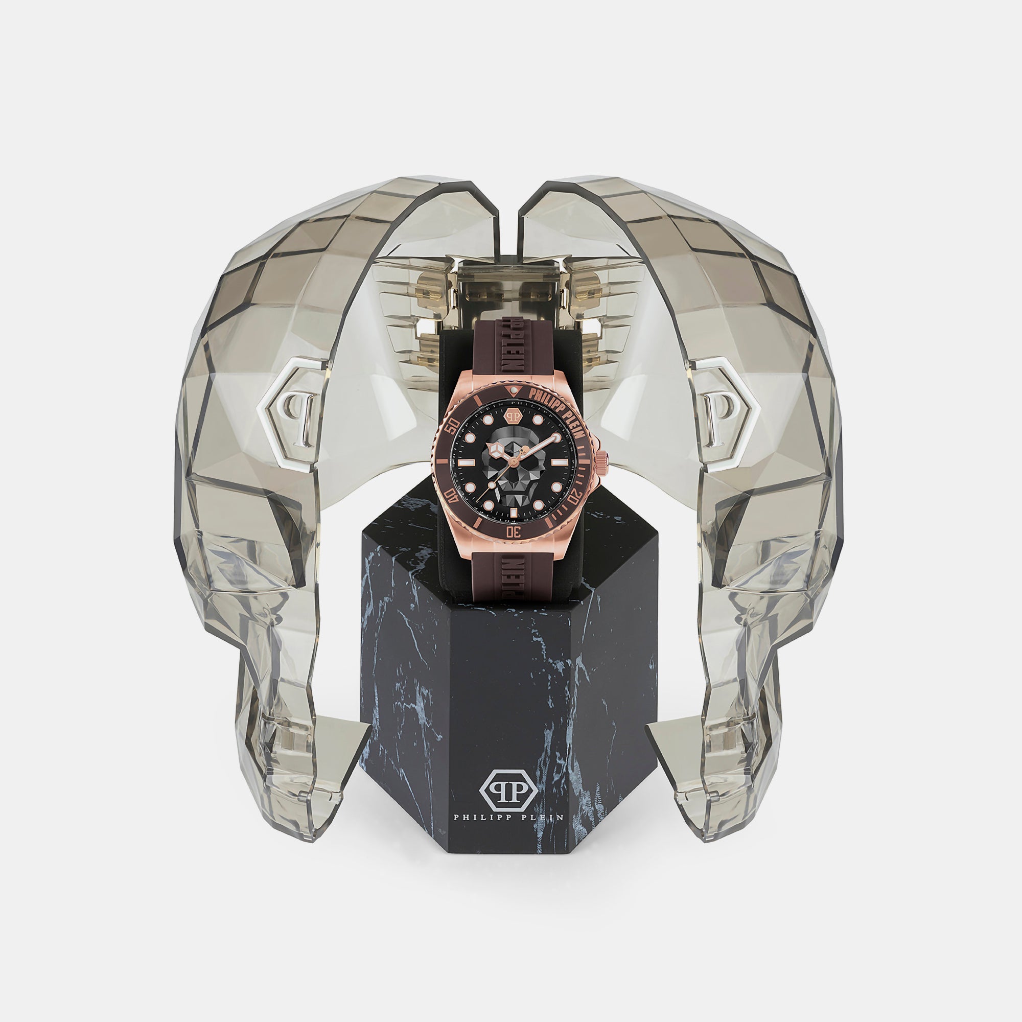 Philipp Plein Brass Round watch