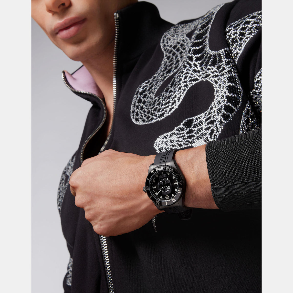 Philipp Plein Silicone Black watch
