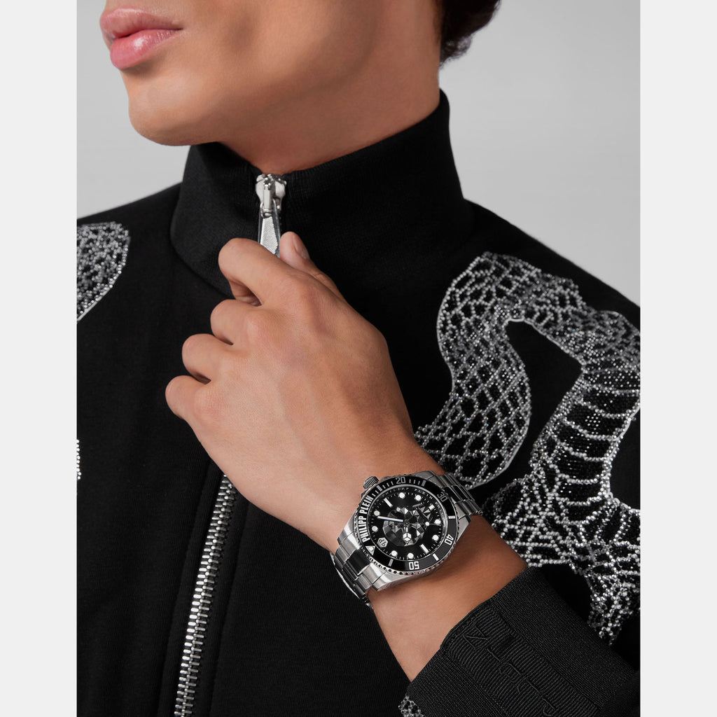 Philipp Plein Stainless Steel Black watch