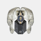 Men Quartz Blue Dial Analog Stainless Steel Watch PWOAA0722