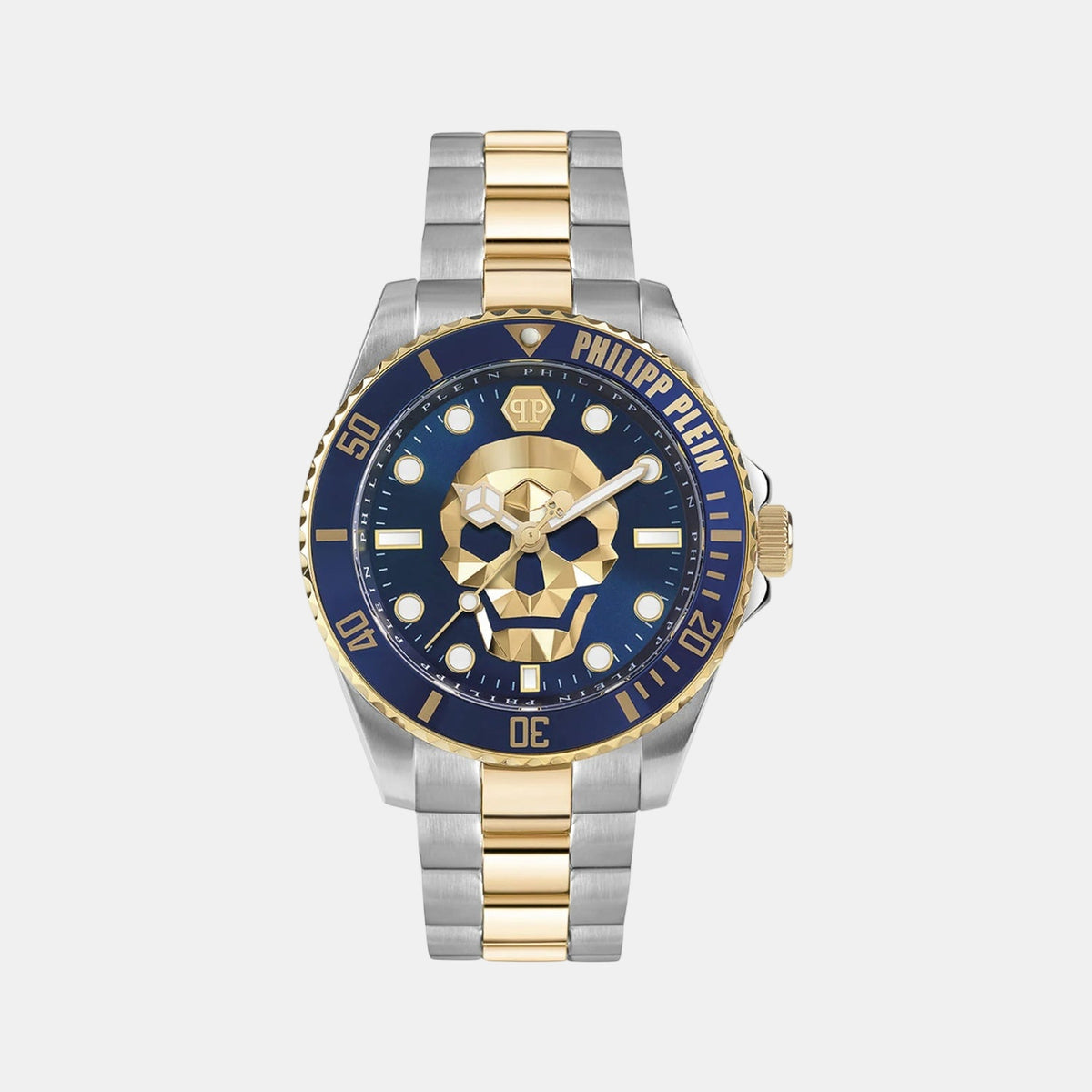 Men Quartz Blue Dial Analog Stainless Steel Watch PWOAA0722