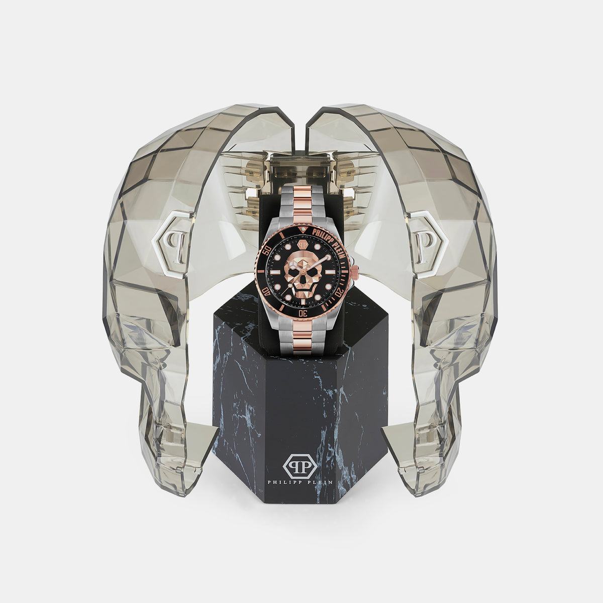 Philipp Plein Brass Round watch