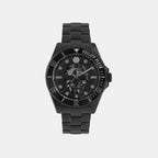 Men Quartz Black Dial Analog Stainless Steel Watch PWOAA0922