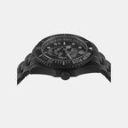 Men Quartz Black Dial Analog Stainless Steel Watch PWOAA0922