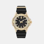 Ofa-The Skull 38Mm Women Quartz Black Dial Analog Silicone Watch PWOFA0225
