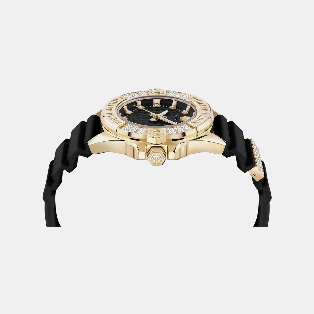 Ofa-The Skull 38Mm Women Quartz Black Dial Analog Silicone Watch PWOFA0225