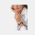 Ofa-The Skull 38Mm Women Quartz Black Dial Analog Silicone Watch PWOFA0225