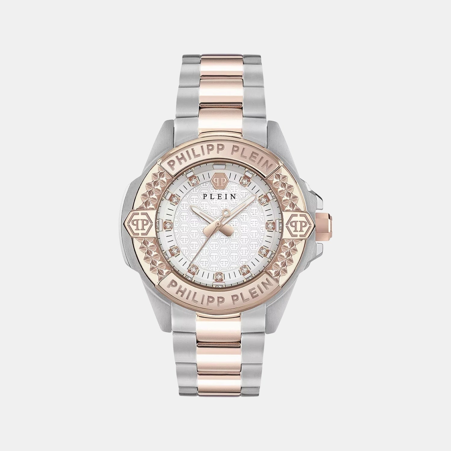 Women Quartz White & Silver Dial Analog Stainless Steel Watch PWOFA0525