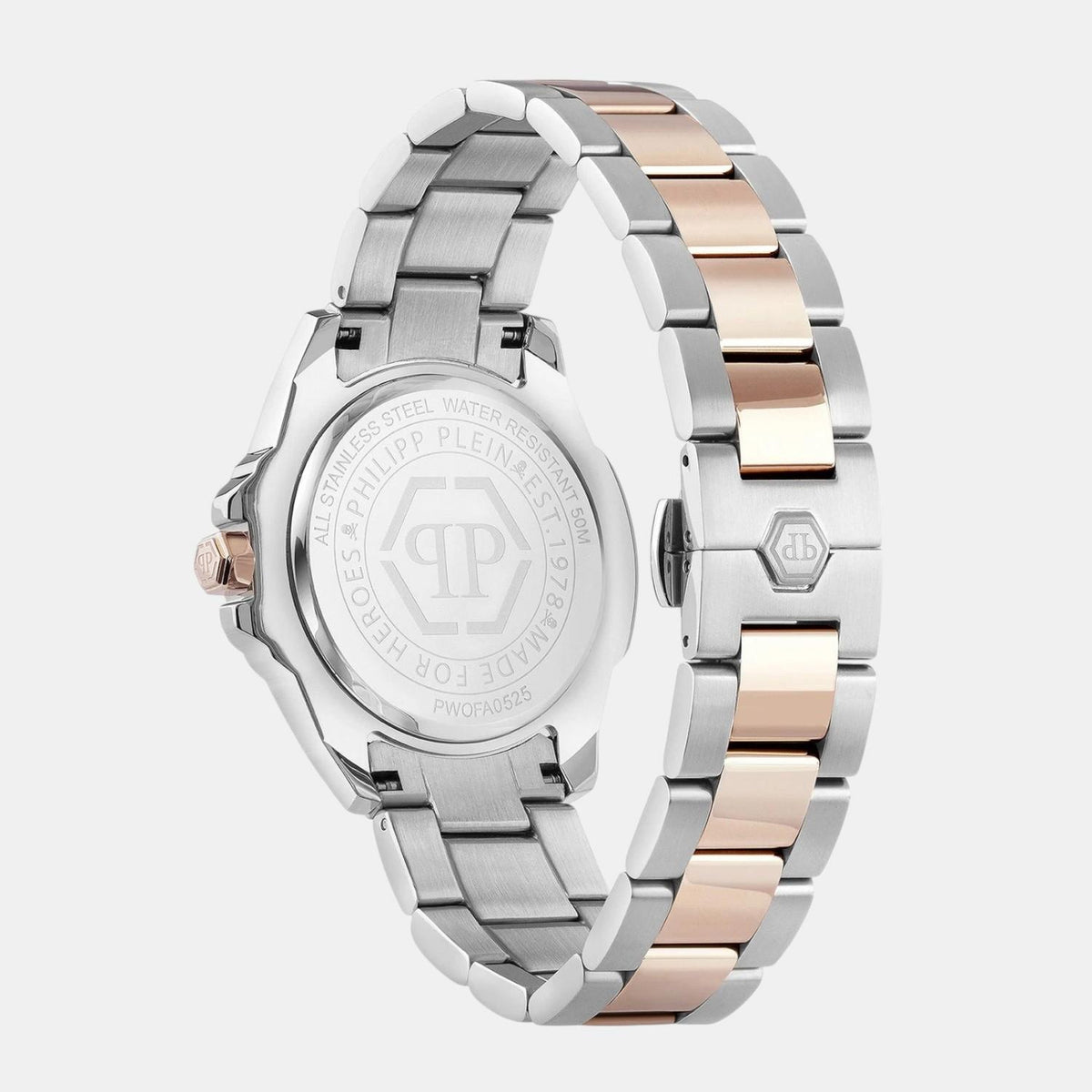 Women Quartz White Dial Analog Stainless Steel Watch PWOFA0525