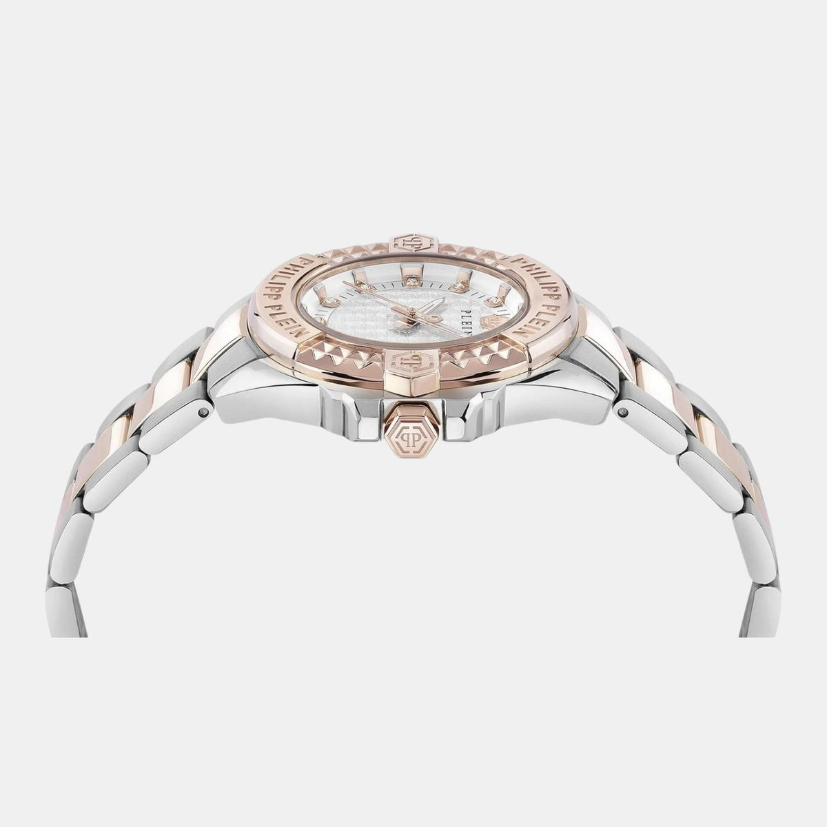 Women Quartz White Dial Analog Stainless Steel Watch PWOFA0525