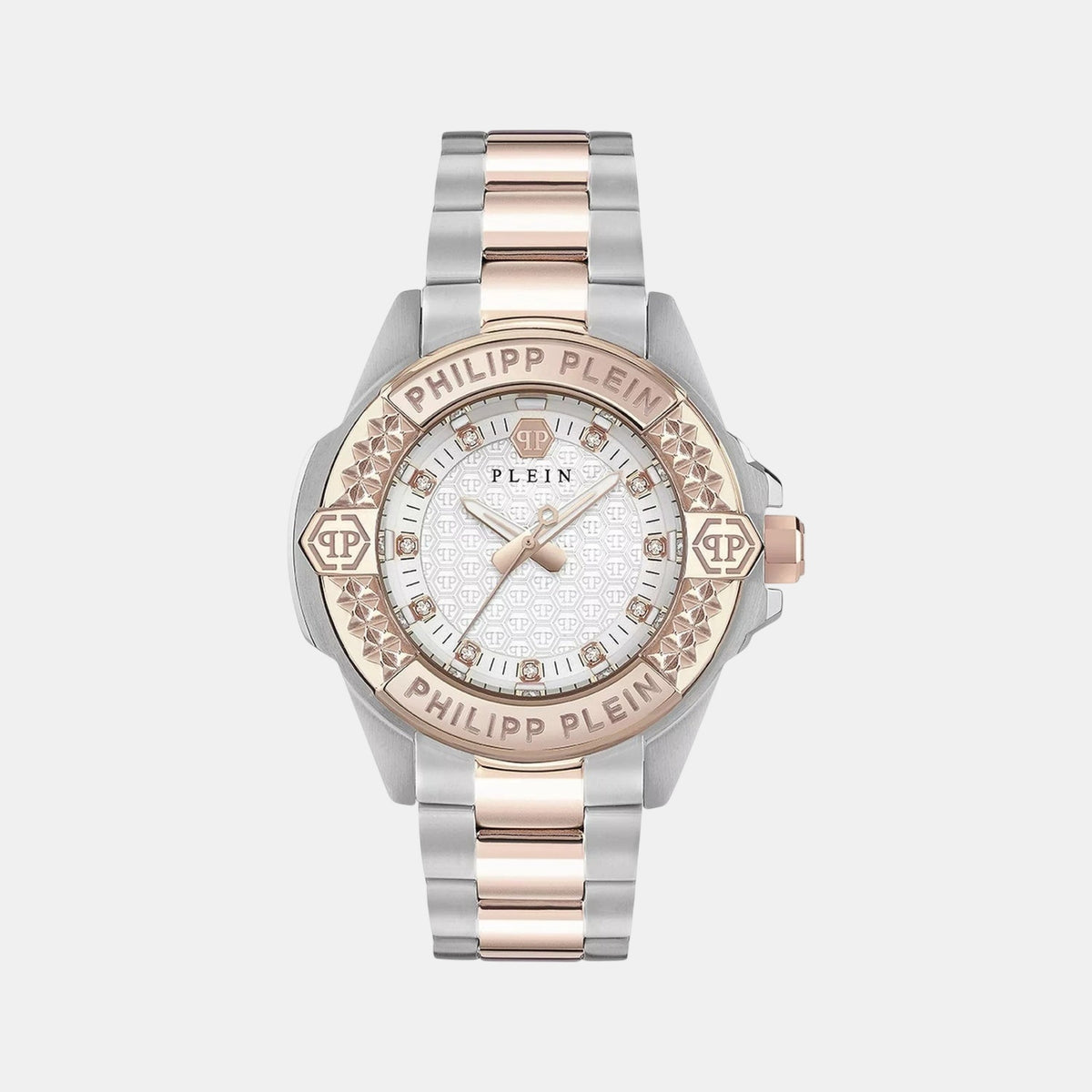 Women Quartz White Dial Analog Stainless Steel Watch PWOFA0525