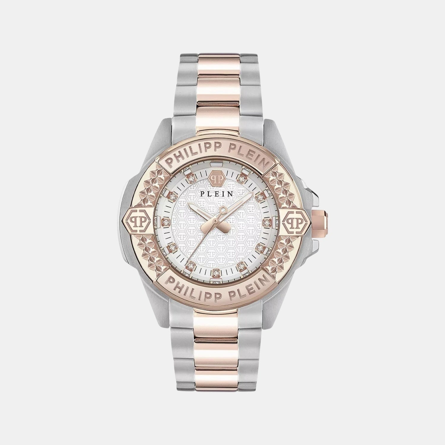 Women Quartz White & Silver Dial Analog Stainless Steel Watch PWOFA0525