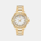 Women Quartz Silver White Dial Analog Stainless Steel Watch PWOFA0725