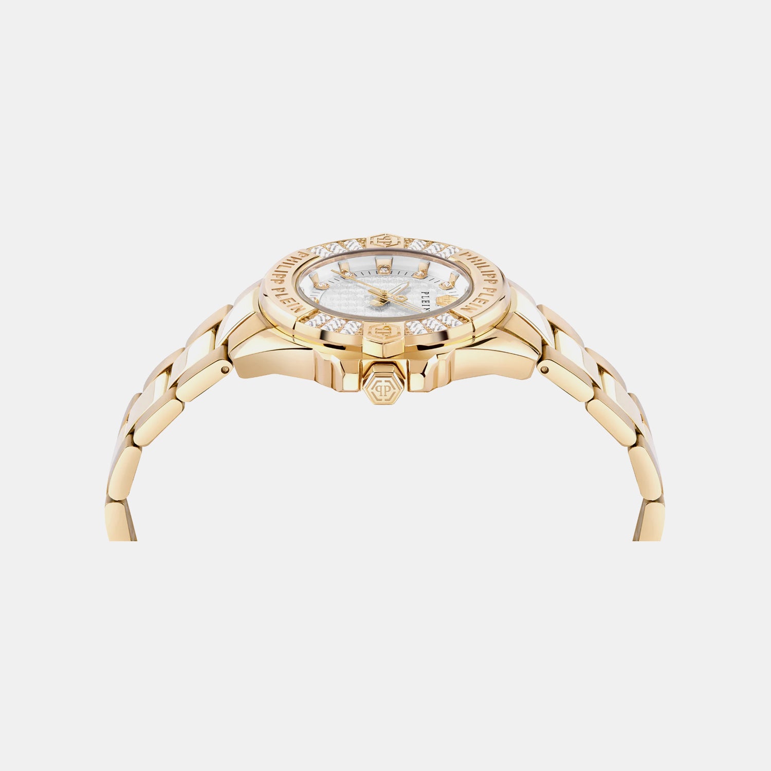 Women Quartz Silver White Dial Analog Stainless Steel Watch PWOFA0725