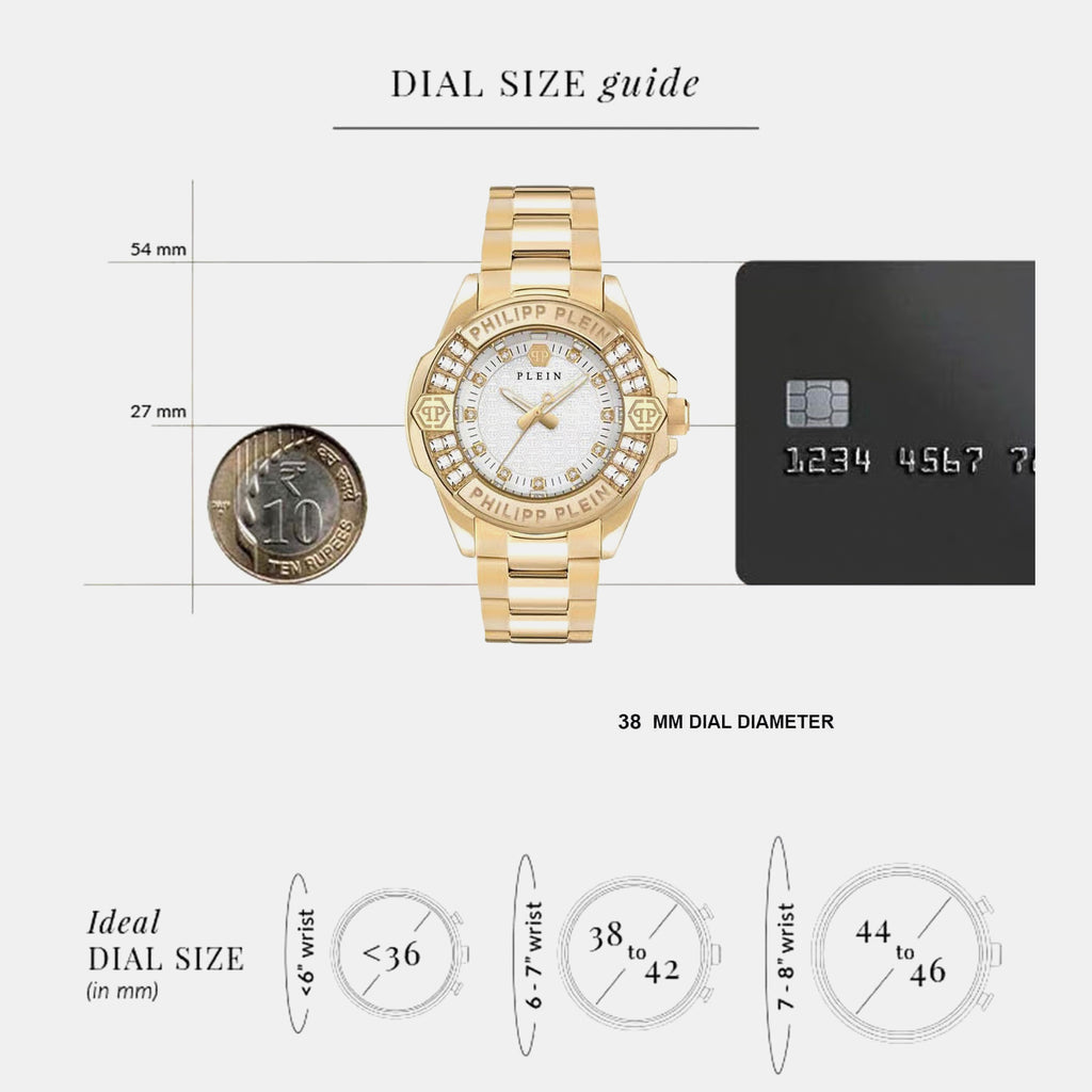 Ofa-The Skull 38Mm Women Quartz White Dial Analog Stainless Steel Watch PWOFA0725