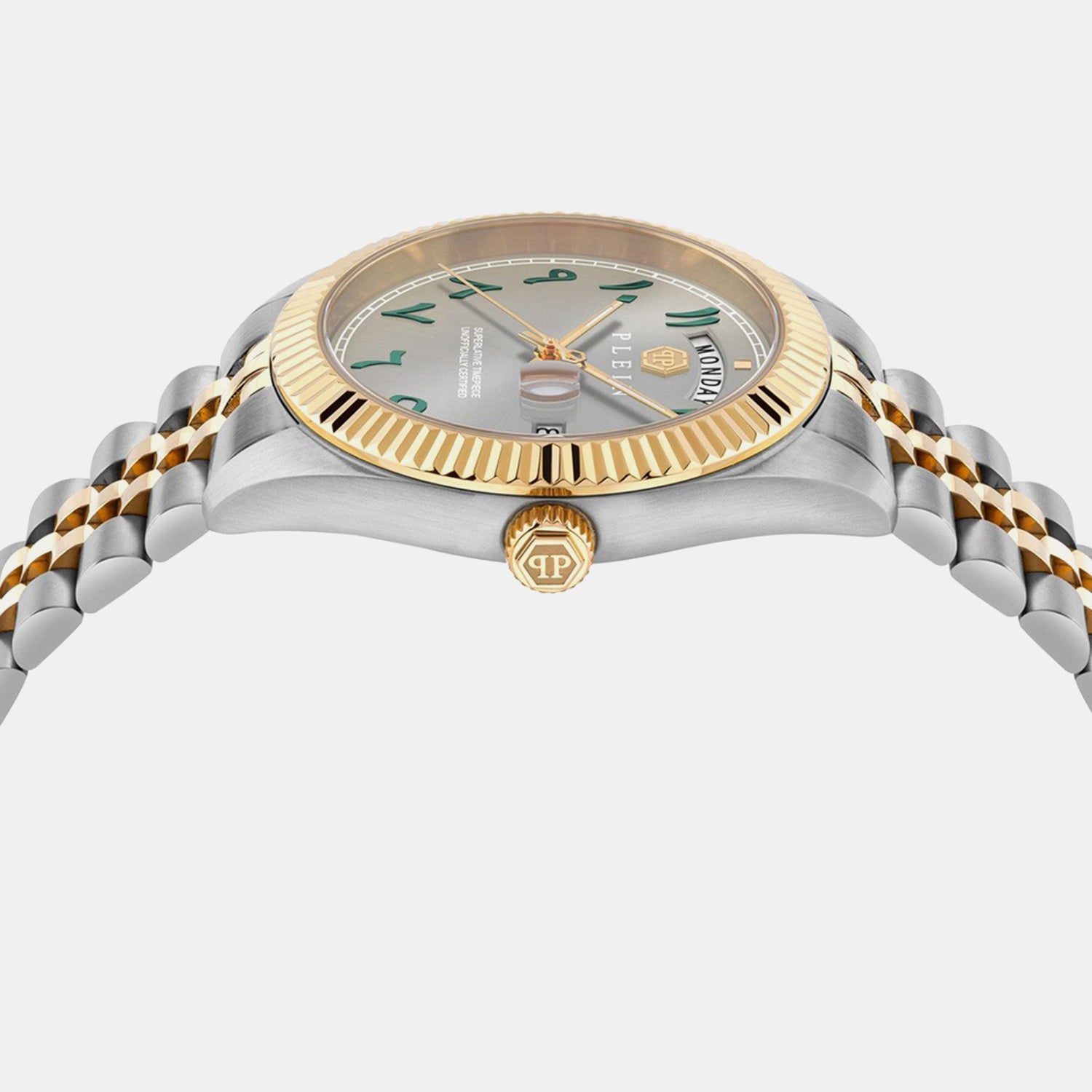 Men Quartz Grey Dial Analog Stainless Steel Watch PWPNA0926