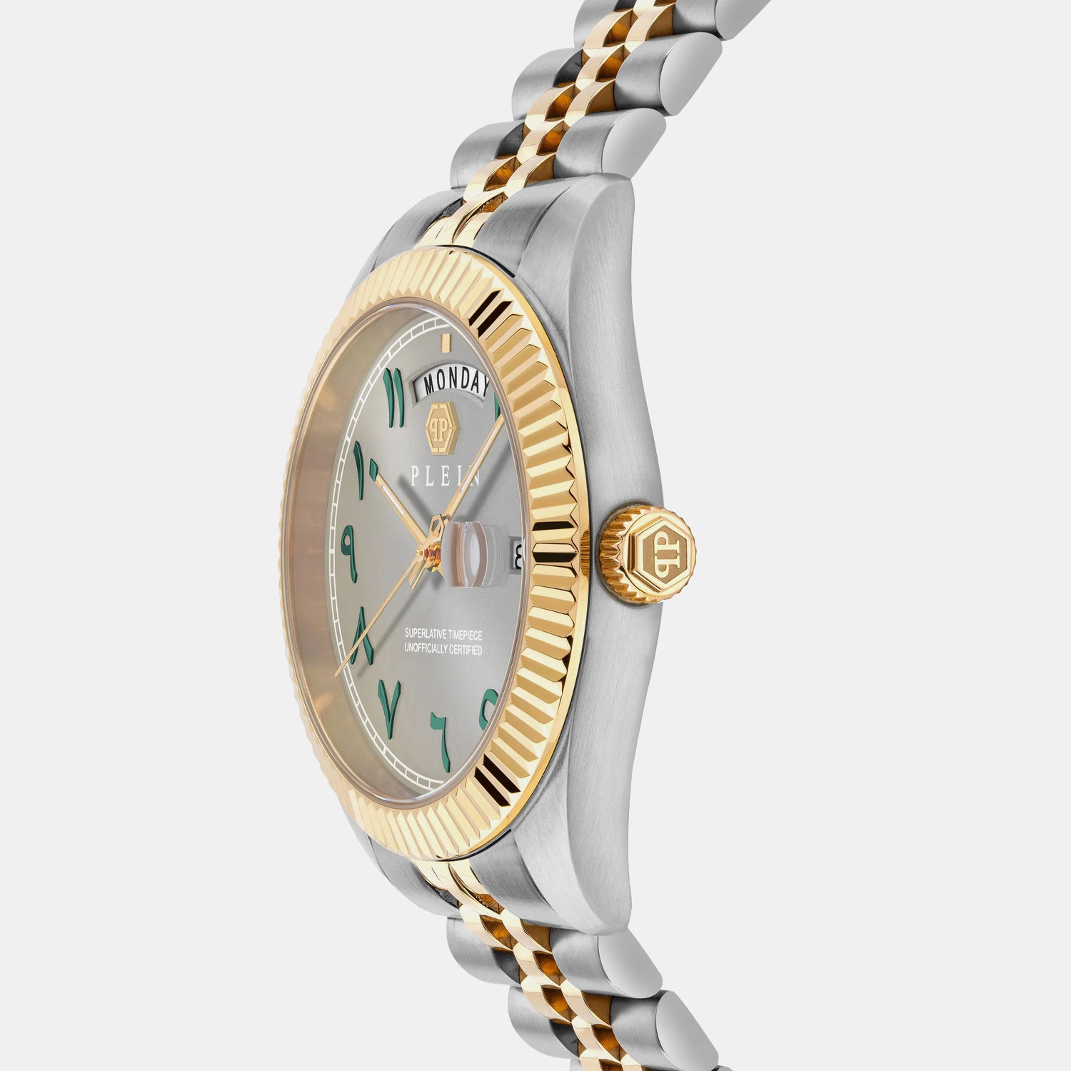 Men Quartz Grey Dial Analog Stainless Steel Watch PWPNA0926