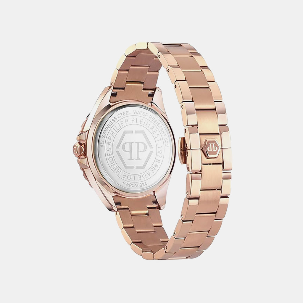 Poa-Lady Sst-Pw Women Quartz Green Dial Analog Stainless Steel Watch PWPOA0824