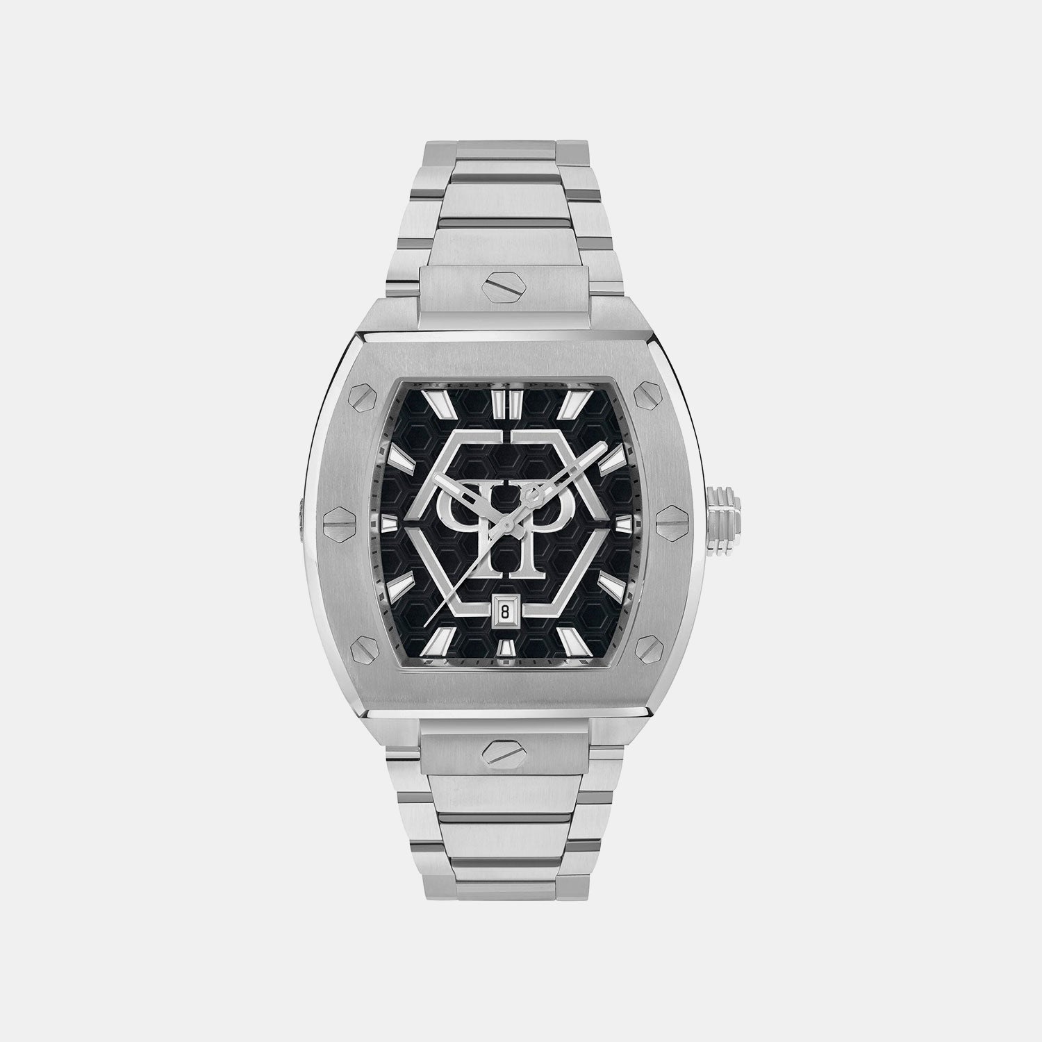 Men Quartz Black Dial Analog Metal Watch PWPUA0725