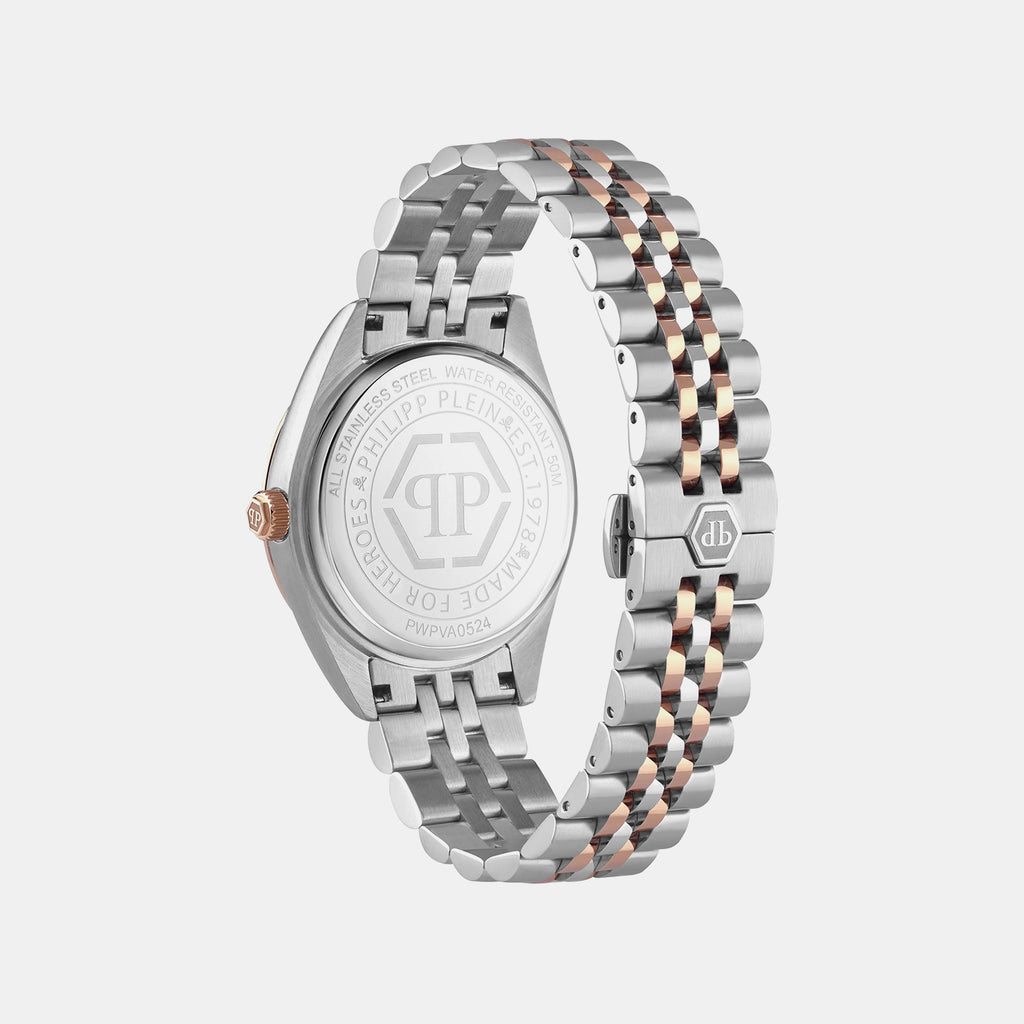 Men Quartz Blue Dial Analog Stainless Steel Watch PWPVA0524