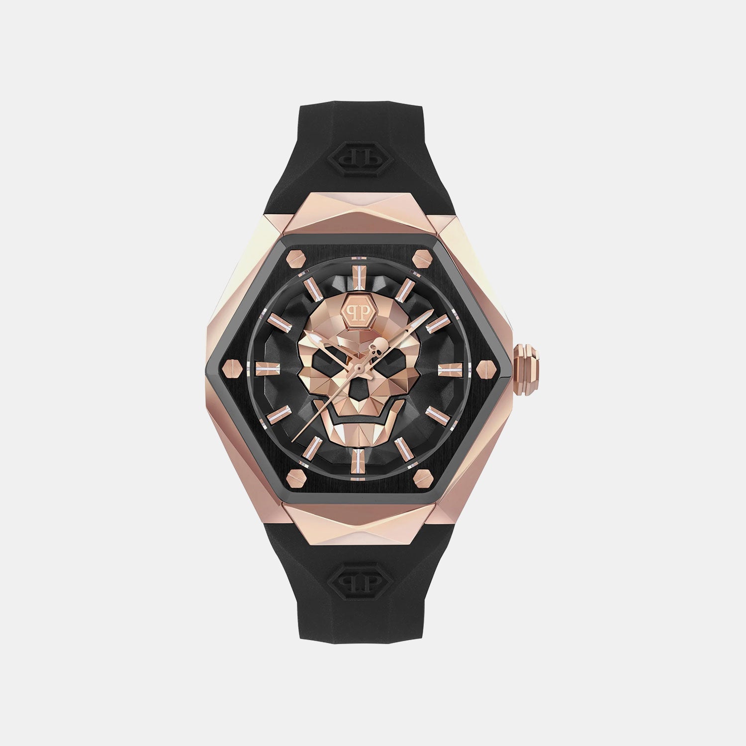 Men Quartz Black Dial Analog Silicone Watch PWPWA0224