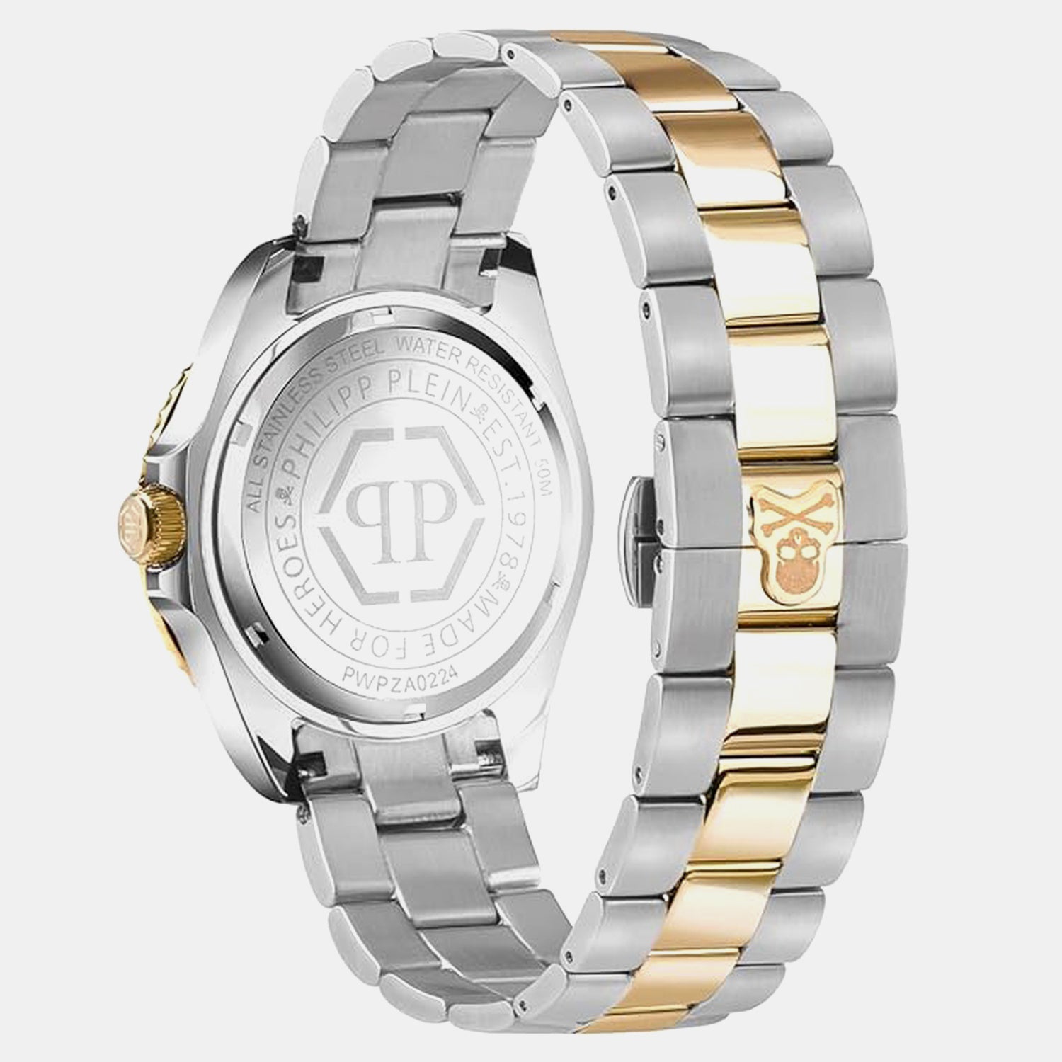 Men Pza-Gmt-I Challenger Bagu Green Dial Analog Stainless Steel Watch PWPZA0224