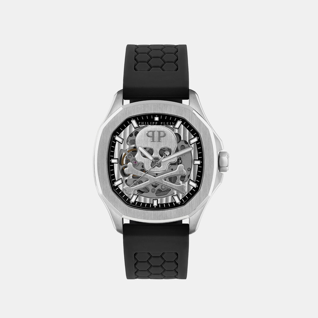 Philipp Plein Tonneau Silver Analog watch